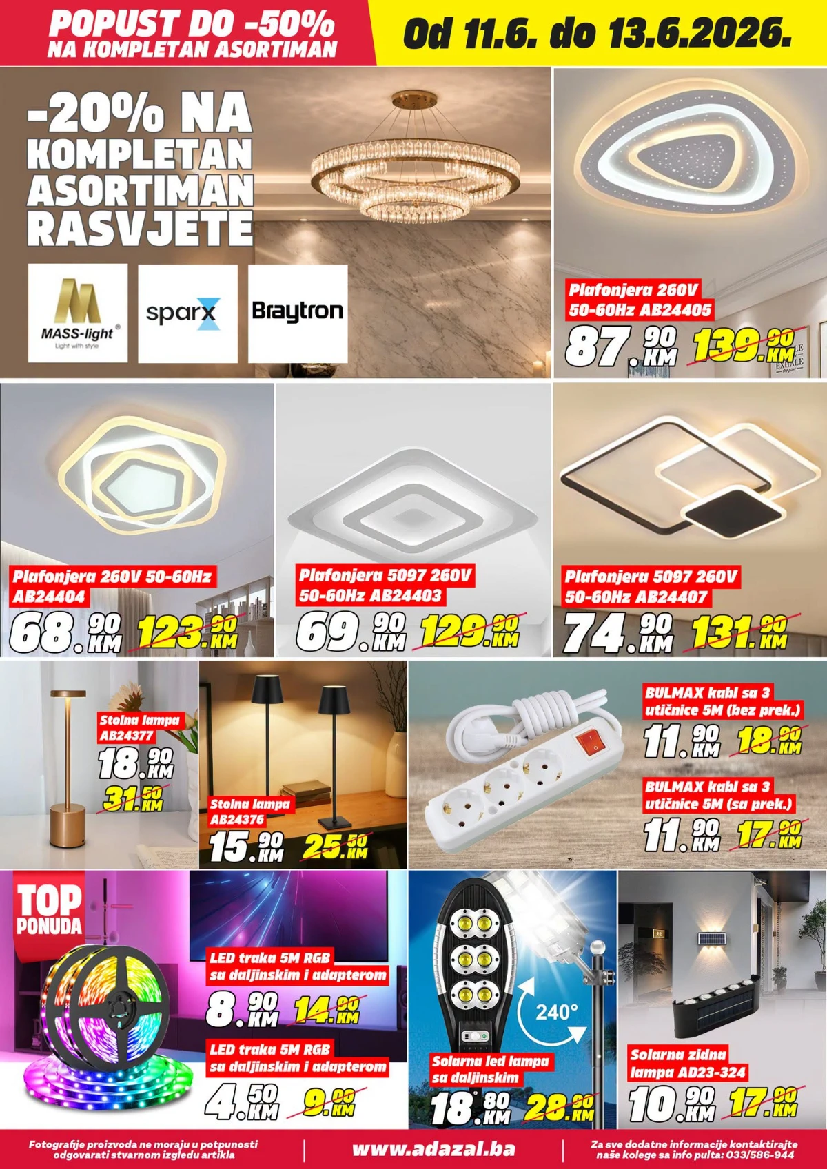 Adazal rasvjeta i LED program strana 8