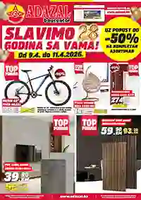 Adazal akcija sniženja do 50 posto katalog april 2026