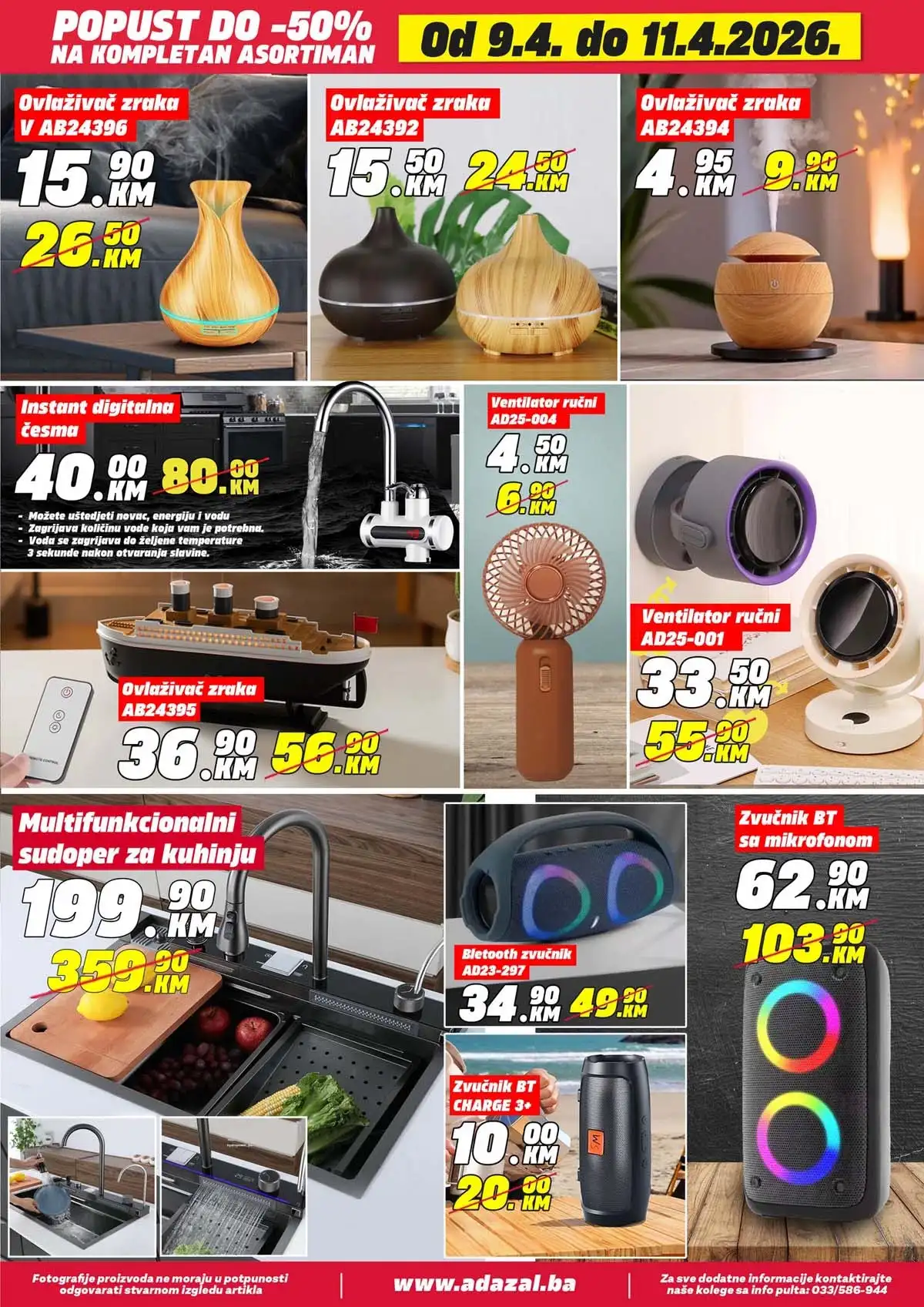 Adazal sniženja do 50 posto katalog april 2026 strana 11