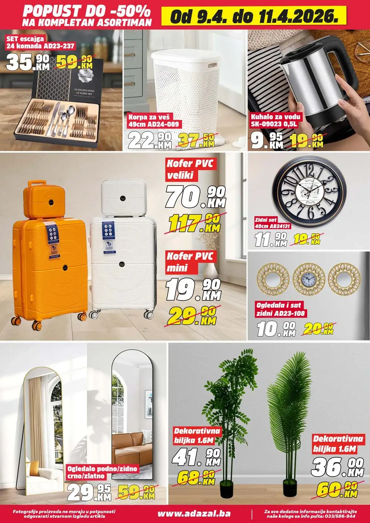 Adazal sniženja do 50 posto katalog april 2026 strana 14