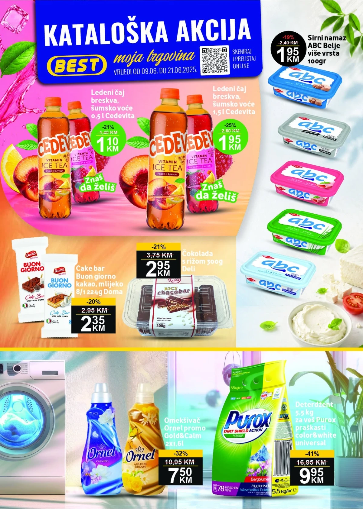 BEST katalog akcija do 21.06.2026 – prehrana, pića, kućna hemija i tehnika na sniženju
