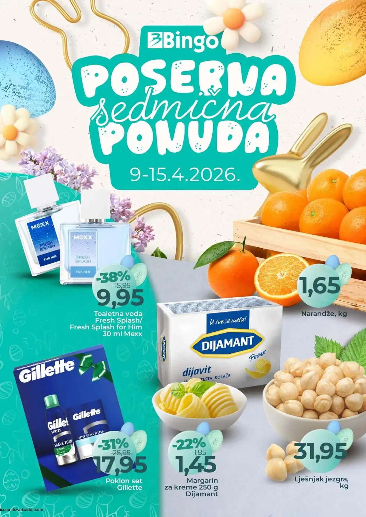 Bingo akcija do 38% katalog strana 1 – hit sniženja do 15. aprila 2026.