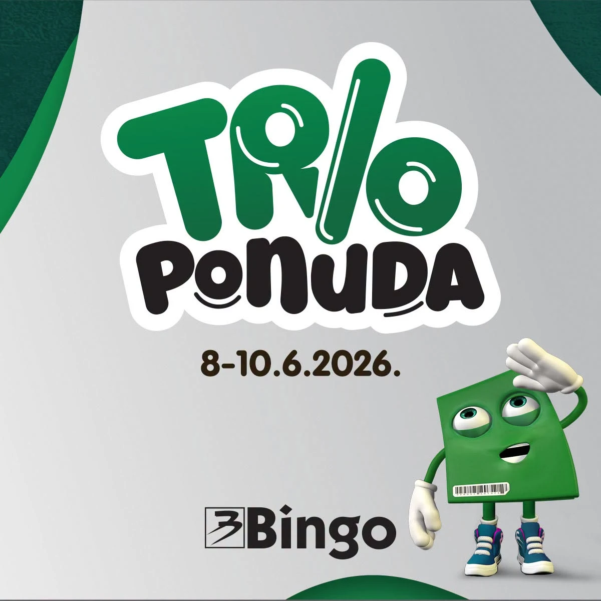 Bingo Trio ponuda do 10.06.2026 – šampinjoni 2,65 KM uz 25% popusta
