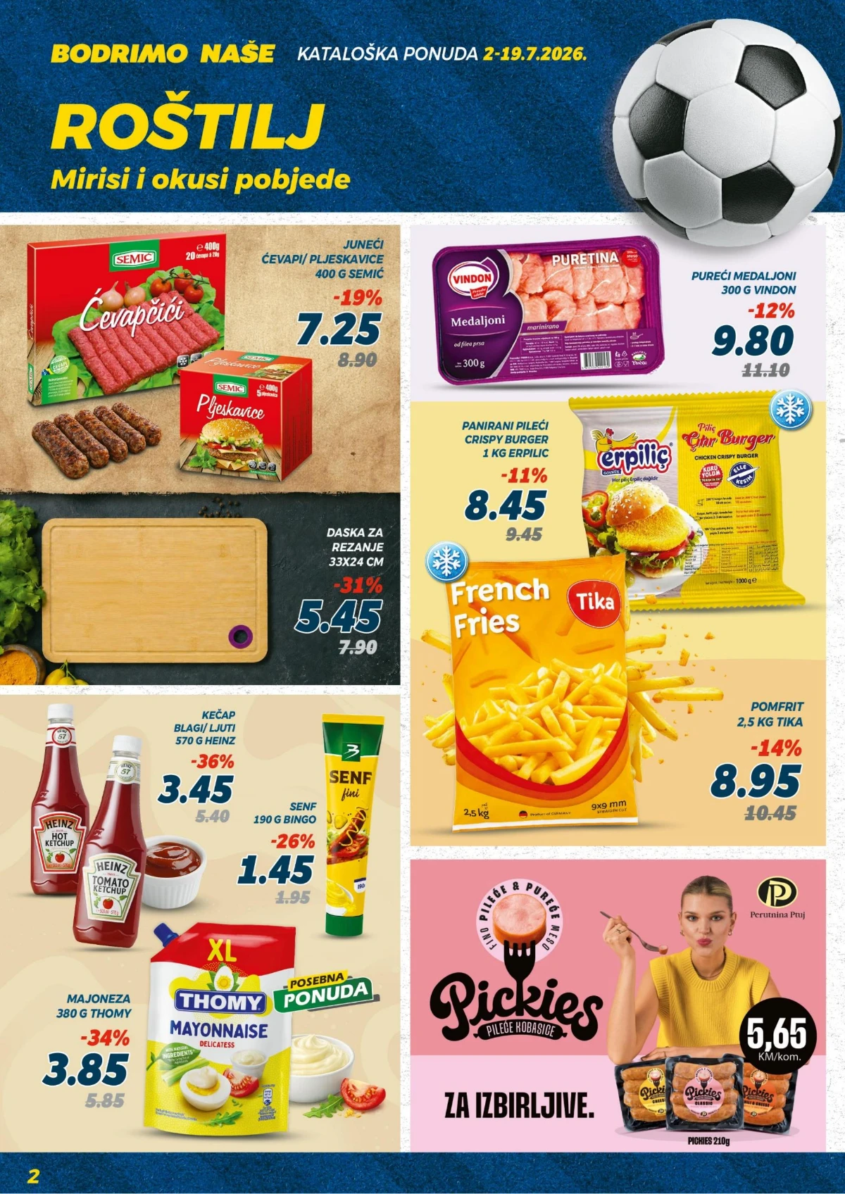 Bingo katalog Bodrimo naše – ponuda za roštilj i ljetnu kupovinu