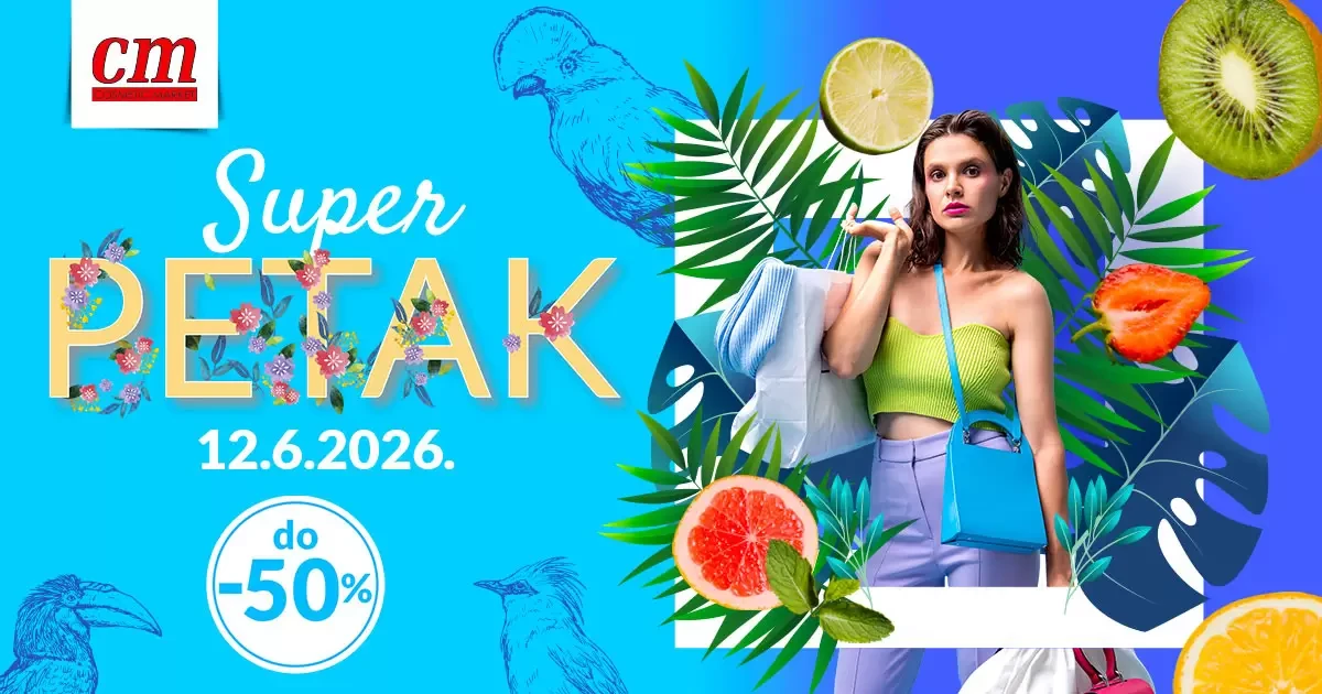 CM Super Petak 12.06.2026 – popusti do 50% na kozmetiku, parfeme i proizvode za njegu