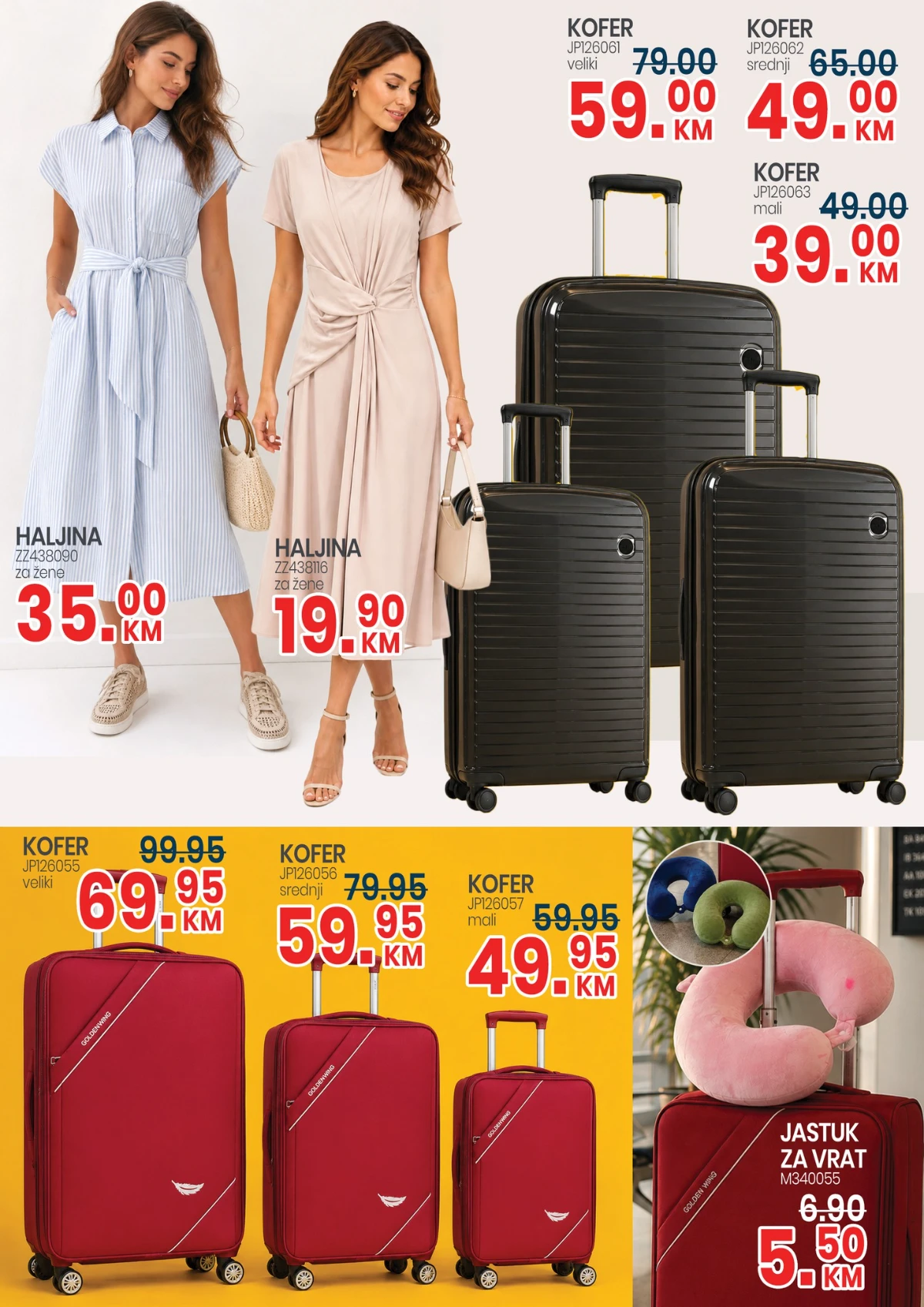 FIS katalog – koferi, haljine i putna oprema po akcijskim cijenama