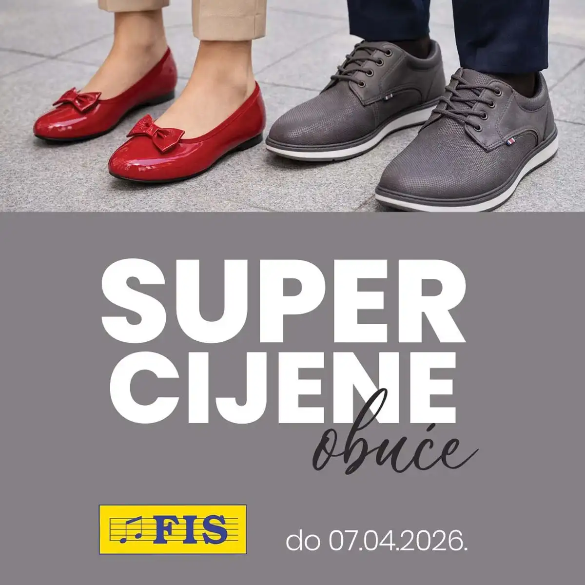 FIS akcija obuće do 50 posto april 2026 katalog patike cipele ponuda