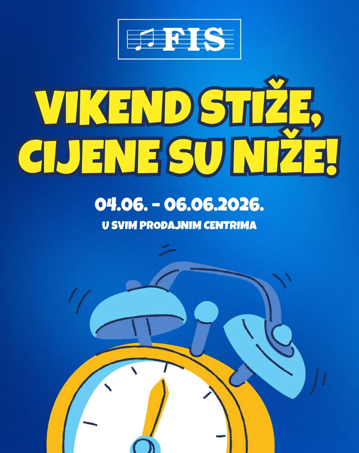 FIS vikend akcija do 06.06.2026 – proizvodi za dom, kuhinju i svakodnevnu upotrebu po sniženim cijenama