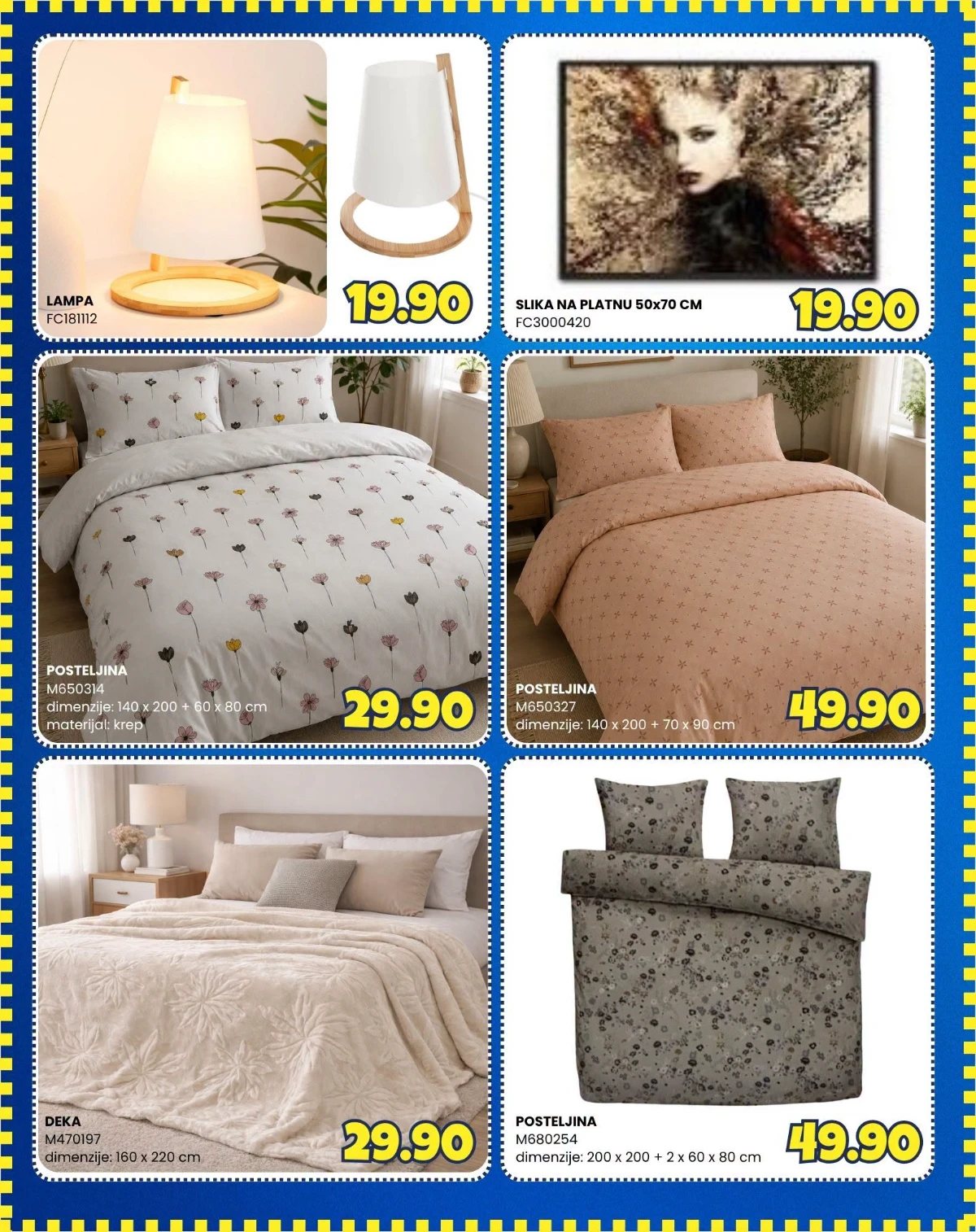 FIS vikend katalog – tekstil, zavjese i stolnjaci