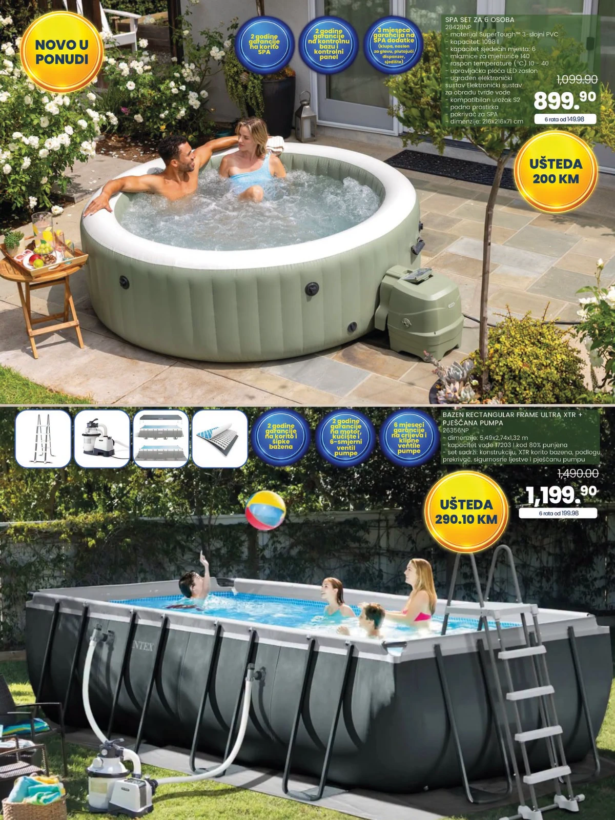 FIS spa bazeni i veliki Intex bazeni na akciji