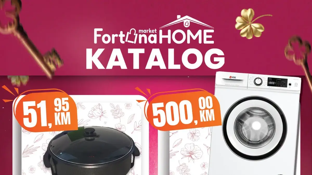 Fortuna Home katalog jun 2026 kućanski aparati, bijela tehnika i oprema za dom