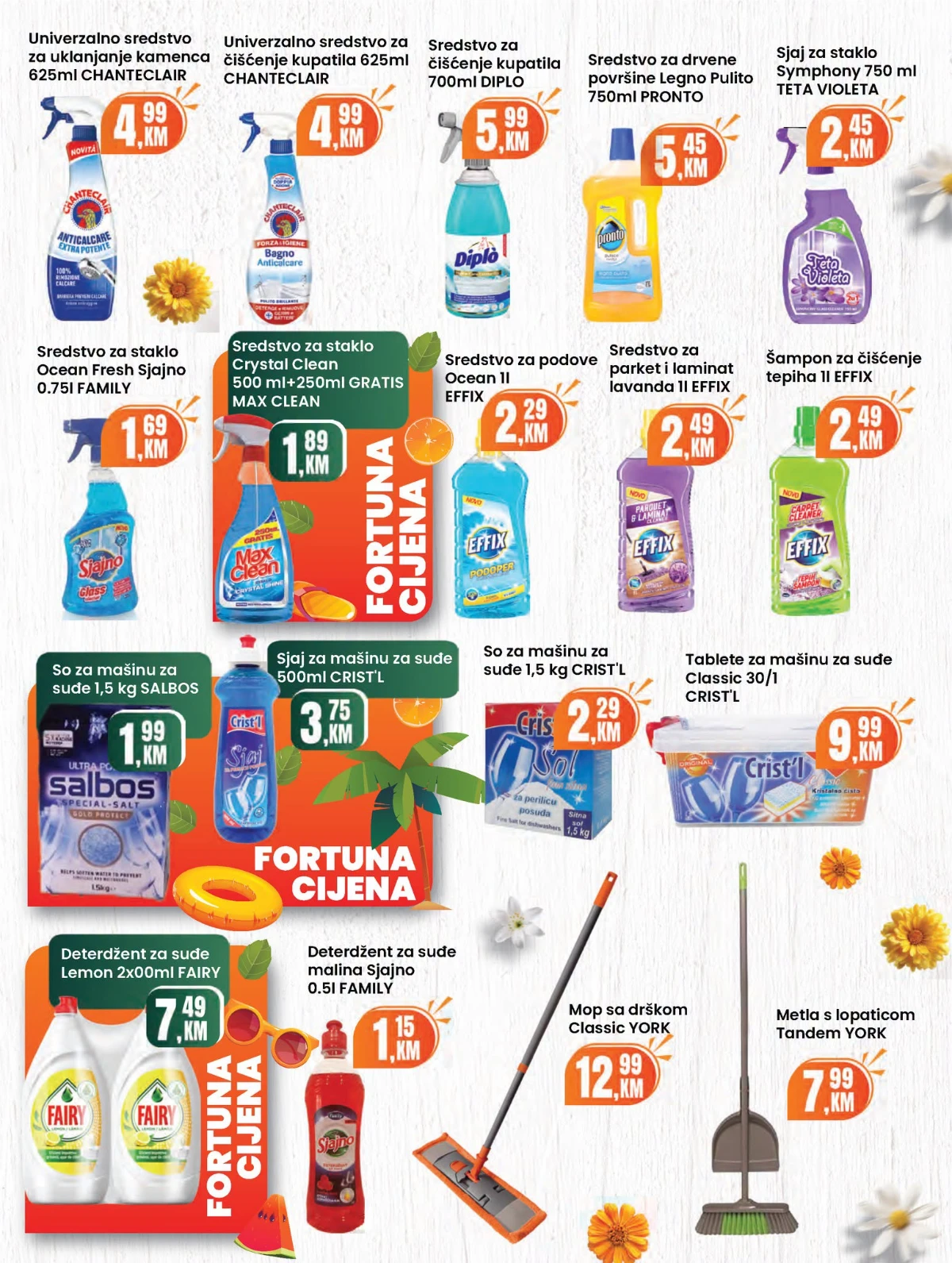 Fortuna katalog sniženja do 30% – strana 23 Fortuna katalog akcija do 30% – prehrana i proizvodi za domaćinstvo (strana 23)