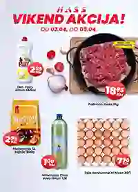 Hass Komerc vikend akcija sniženja prehrane i kućnih proizvoda do 05. aprila 2026 katalog