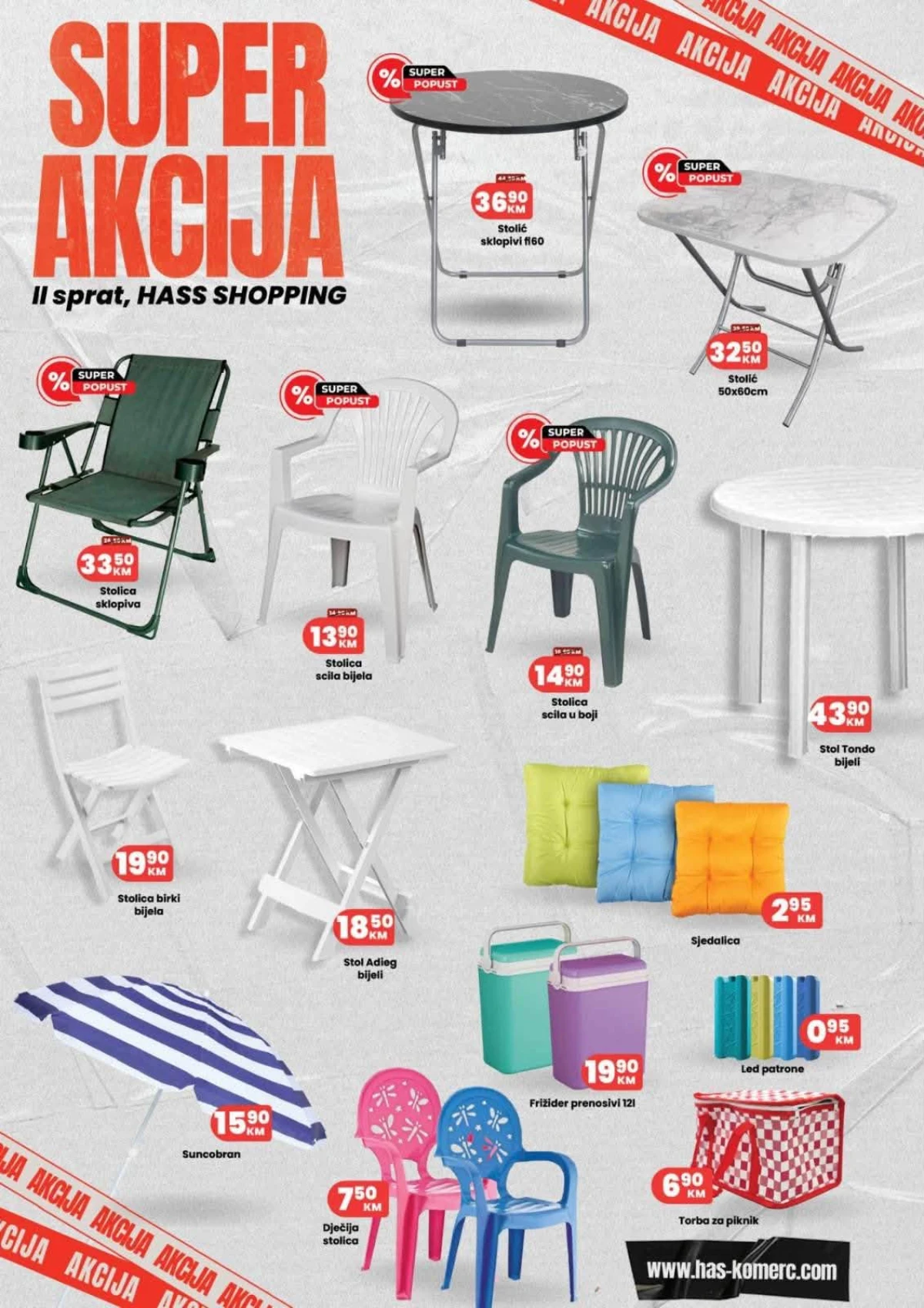 HASS Komerc Tehnika katalog – vrtni namještaj, stolice, stolovi i ljetna oprema