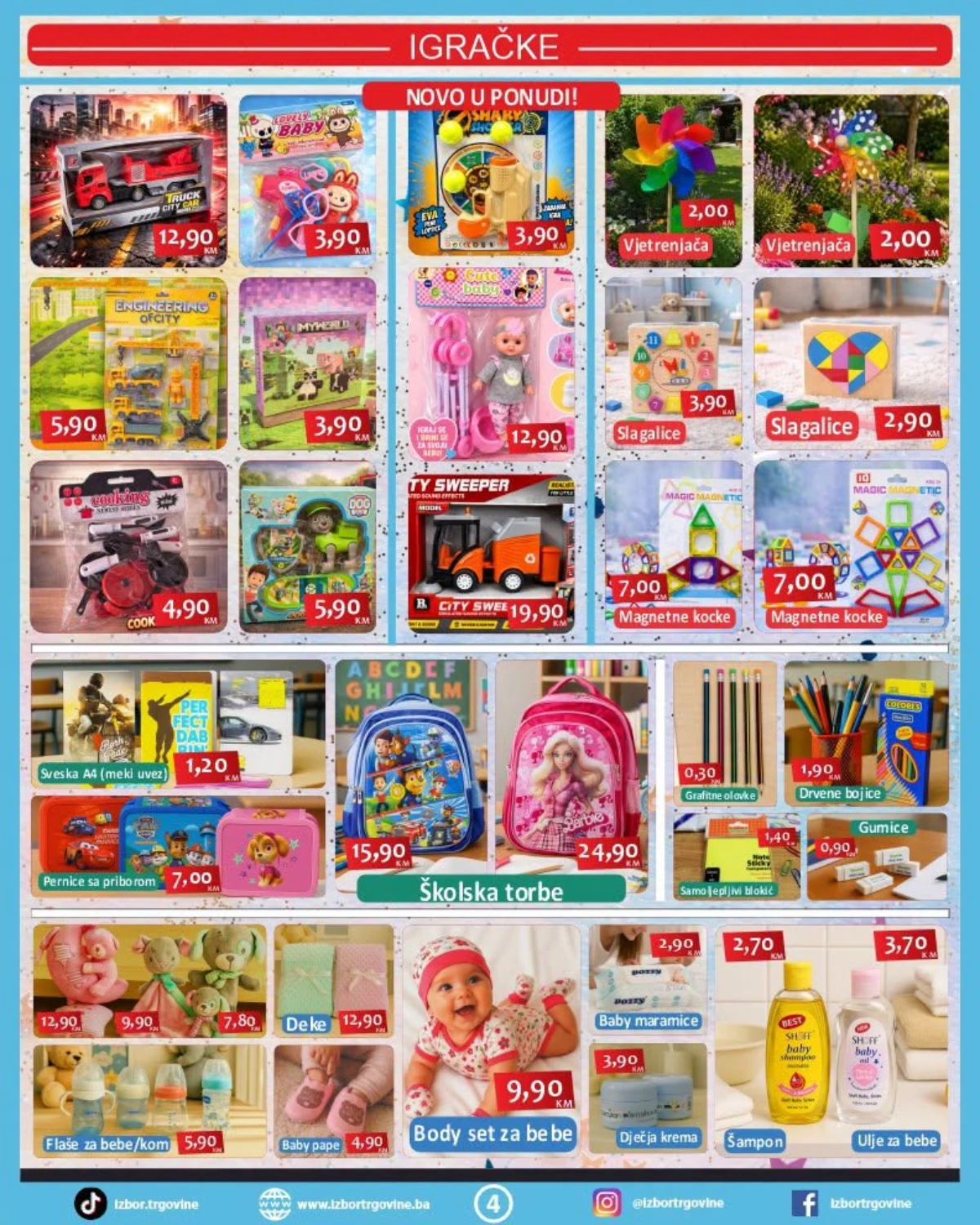 Izbor Trgovine katalog do 05.06.2026 – igračke, školski pribor i proizvodi za djecu