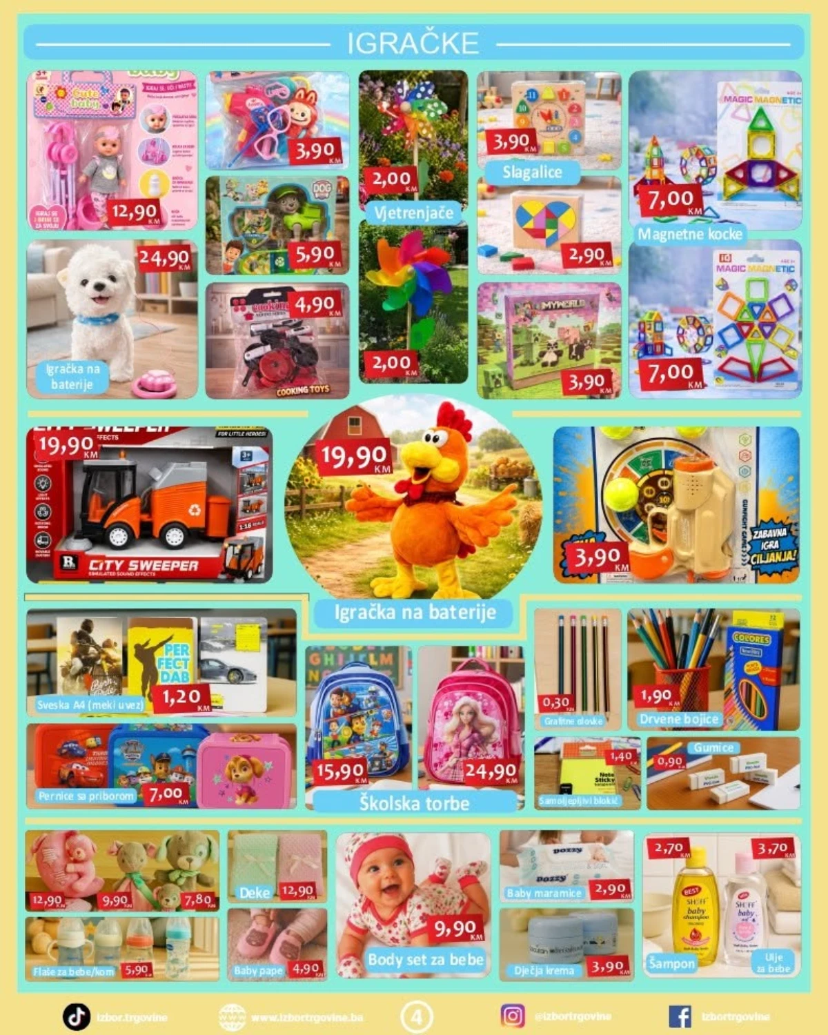 Izbor Trgovine katalog do 19.06.2026 – igračke, školske torbe, pribor i proizvodi za bebe