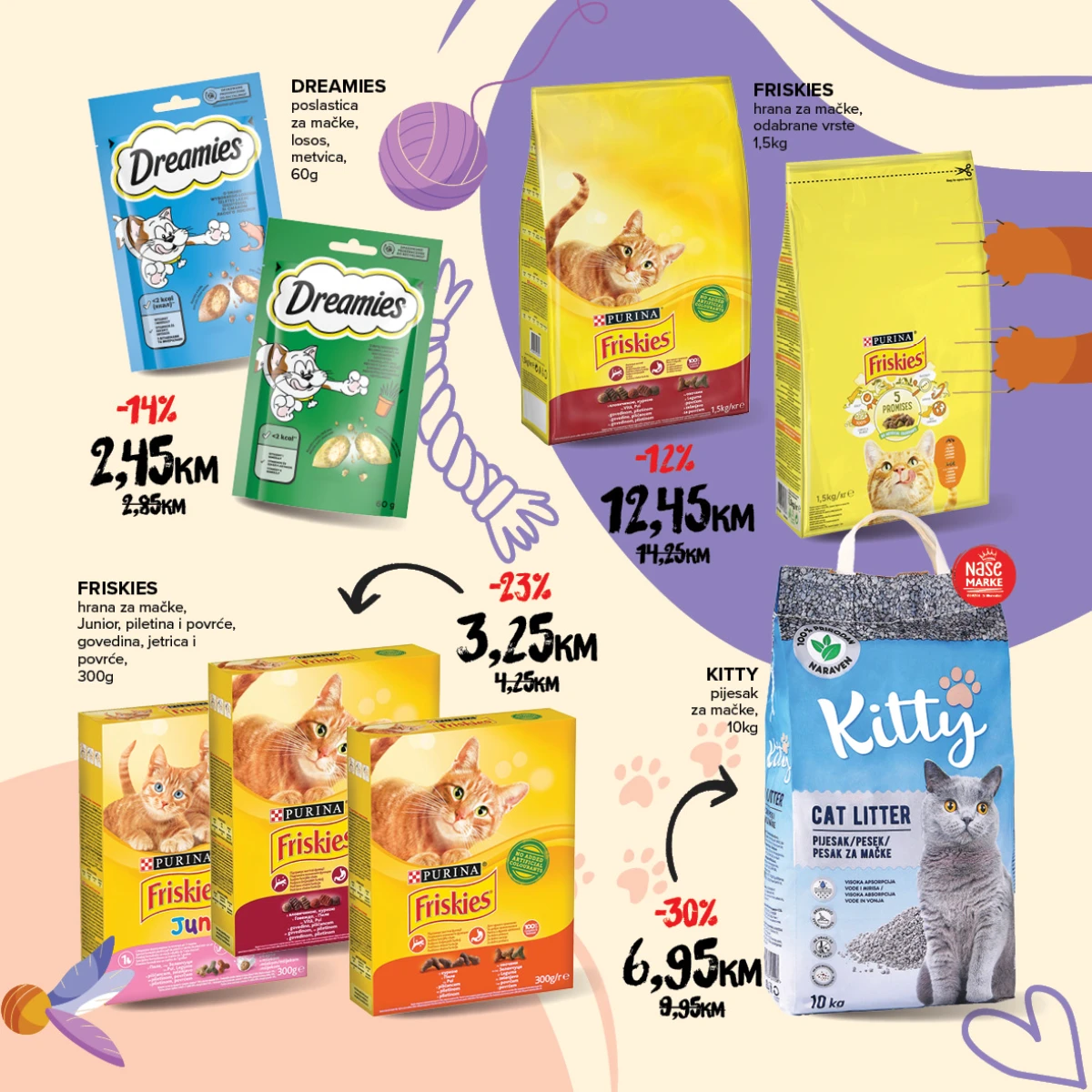 Konzum i Mercator katalog - njega i oprema za kućne ljubimce