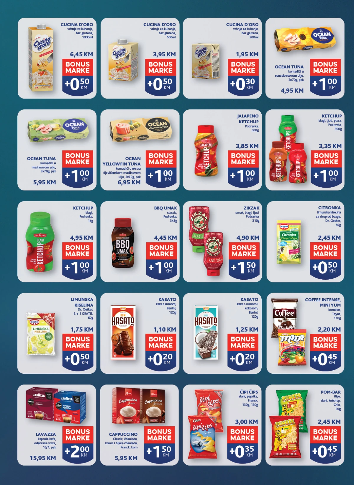Konzum i Mercator sredstva za čišćenje na akciji