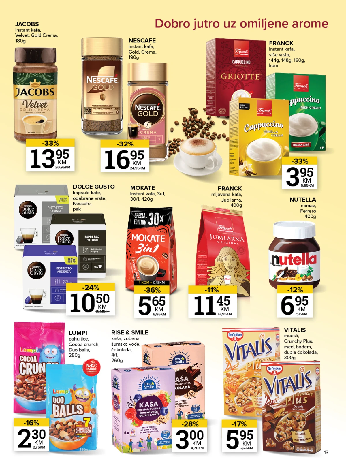 Konzum i Mercator akcija na ulje, konzerve, ajvar i ostale prehrambene proizvode