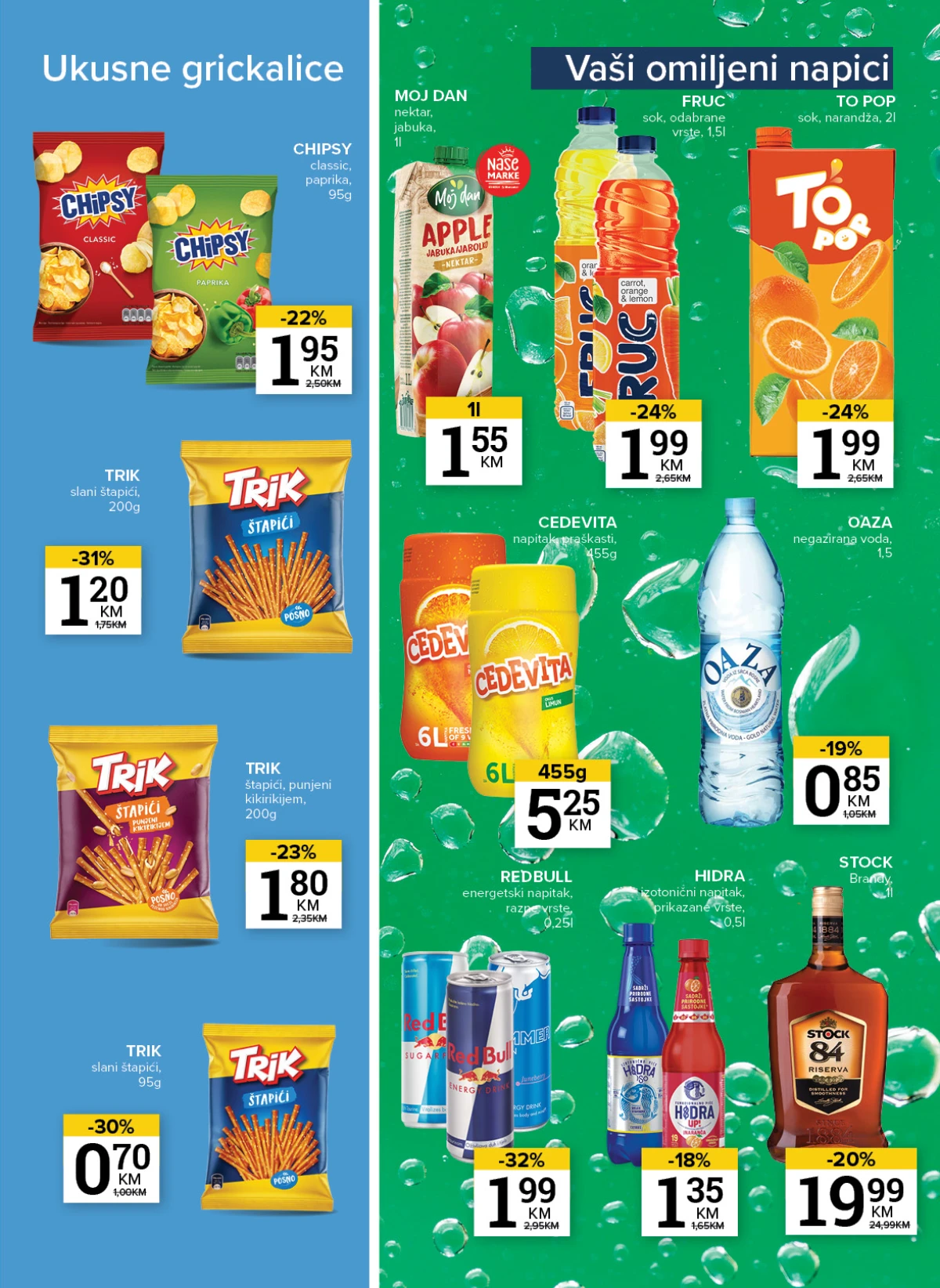 Konzum i Mercator akcija na deterdžente, sredstva za čišćenje i proizvode za održavanje doma