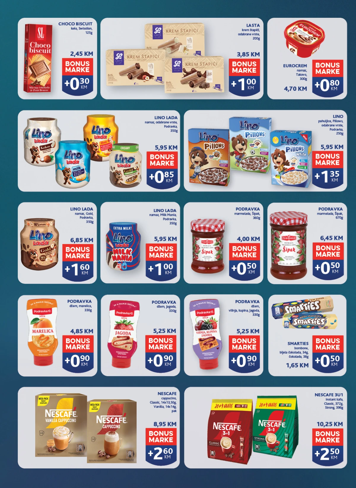 Konzum i Mercator katalog strana 36 – akcijske cijene