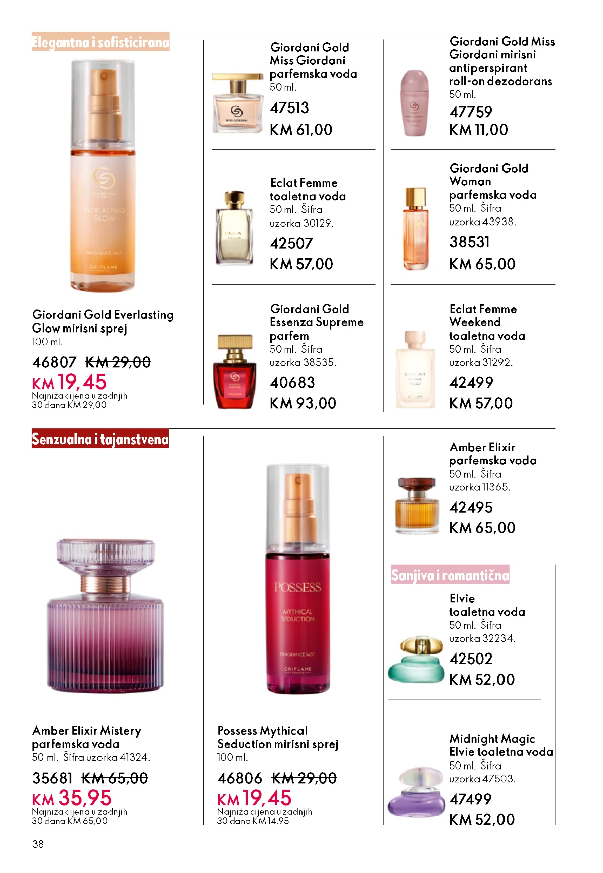 Oriflame kataloška ponuda sniženja