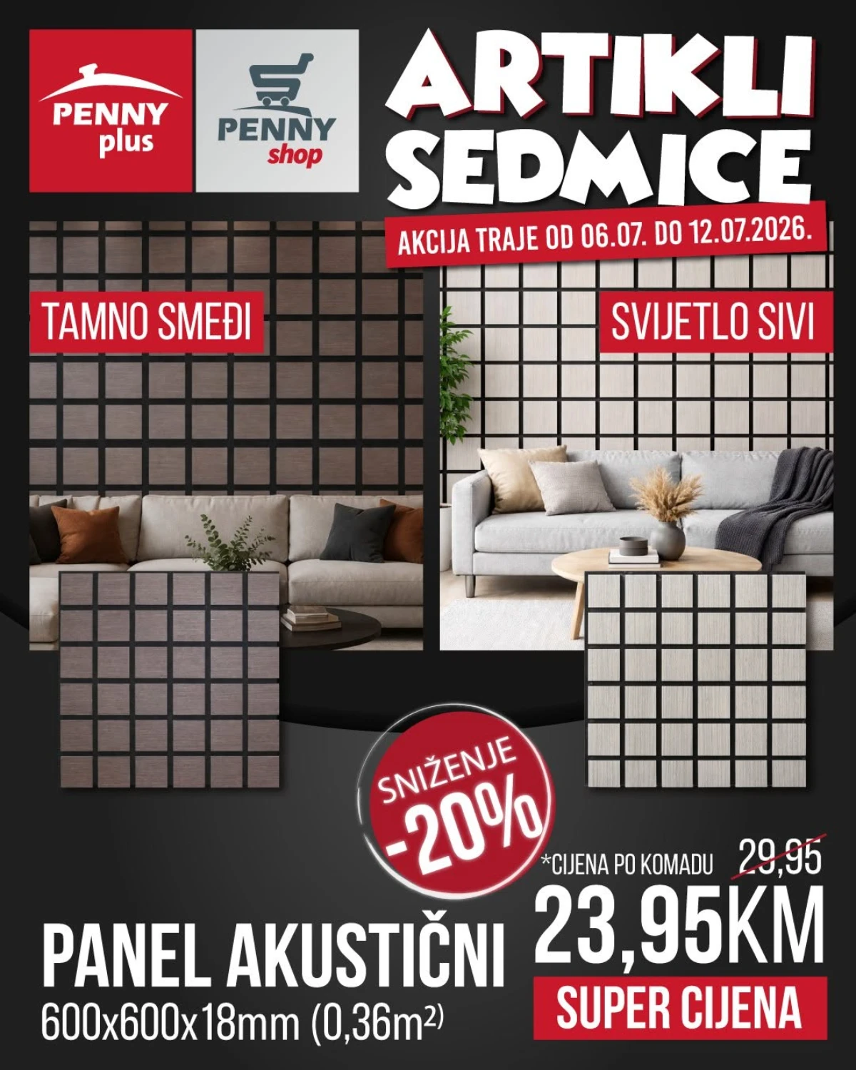 Penny Plus katalog strana 2 – paneli, laminati i podne obloge na akciji