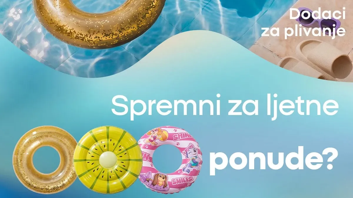 Pepco ljetna ponuda od 8 KM – dodaci za plivanje, šlaufi i madraci za bazen