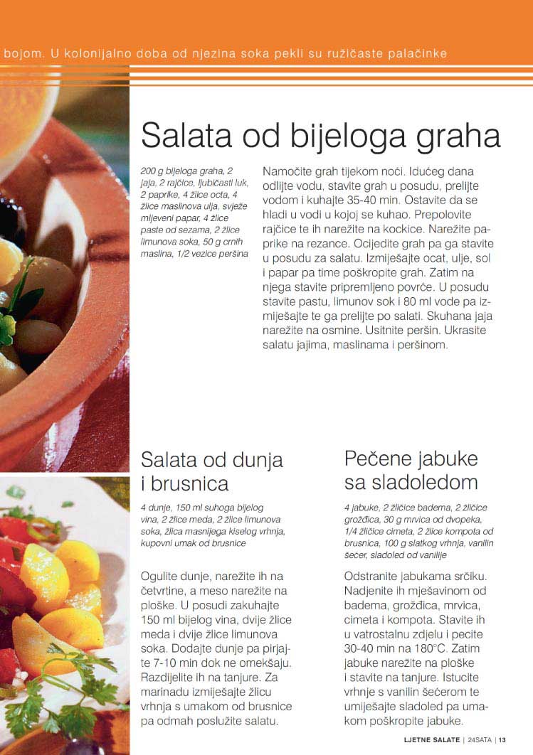 Knjiga recepata - LJETNE SALATE