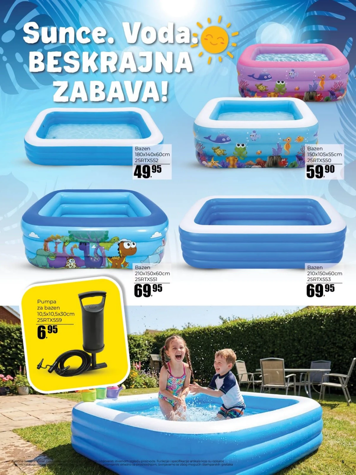 Robot katalog strana 5 – dječiji bazeni, pumpe za bazene i proizvodi za ljetnu zabavu