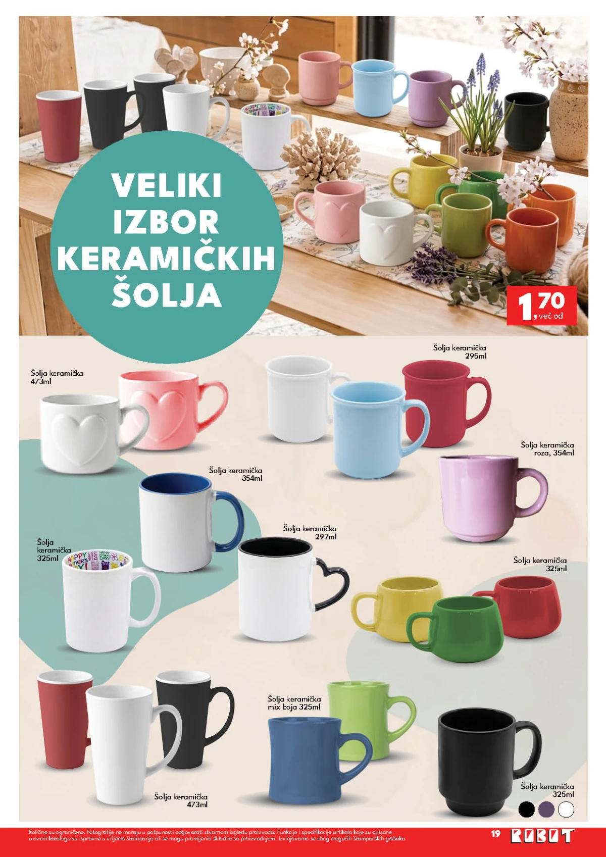 Robot katalog maj 2026 strana 19 sniženja prehrana piće hemija BiH