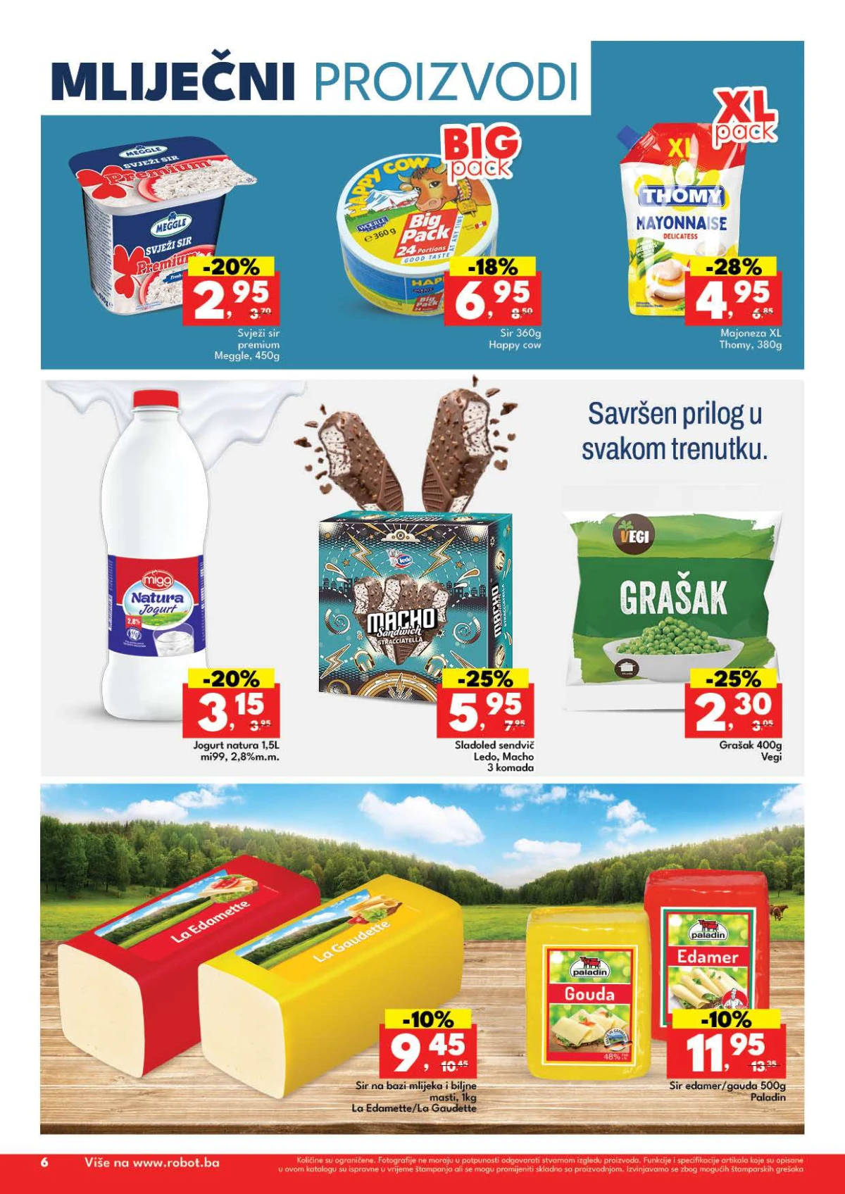 Robot katalog do 01.08.2026. – mliječni proizvodi, sirevi, jogurt i majoneza na akciji