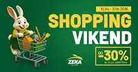 Zeka akcija do 30 posto shopping vikend 10.04 do 11.04.2026 Bau centar ponuda