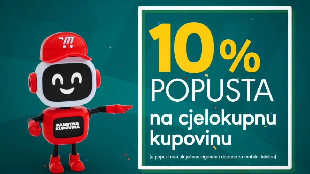 Mega Diskont Mega Petak 26.06.2026 – 10% popusta na cjelokupnu kupovinu