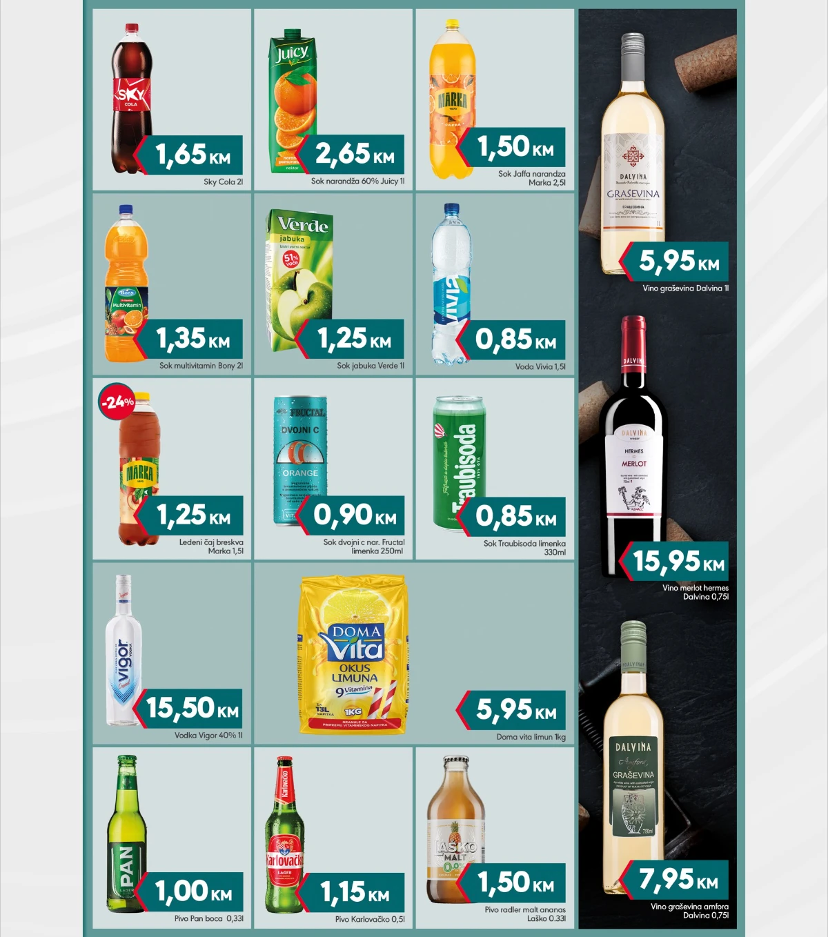 Mega Diskont katalog maj 2026 pića i vino